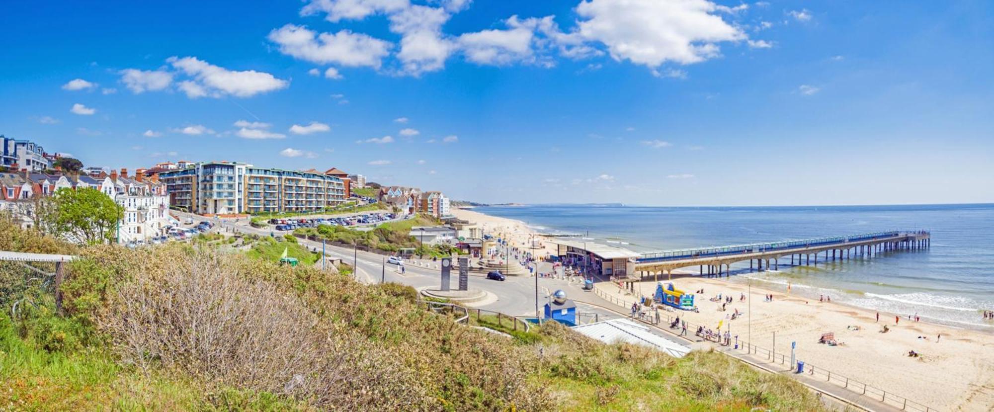 Bournecoast - Clifftop Apartment With Garden -Fm827 Bournemouth Eksteriør billede