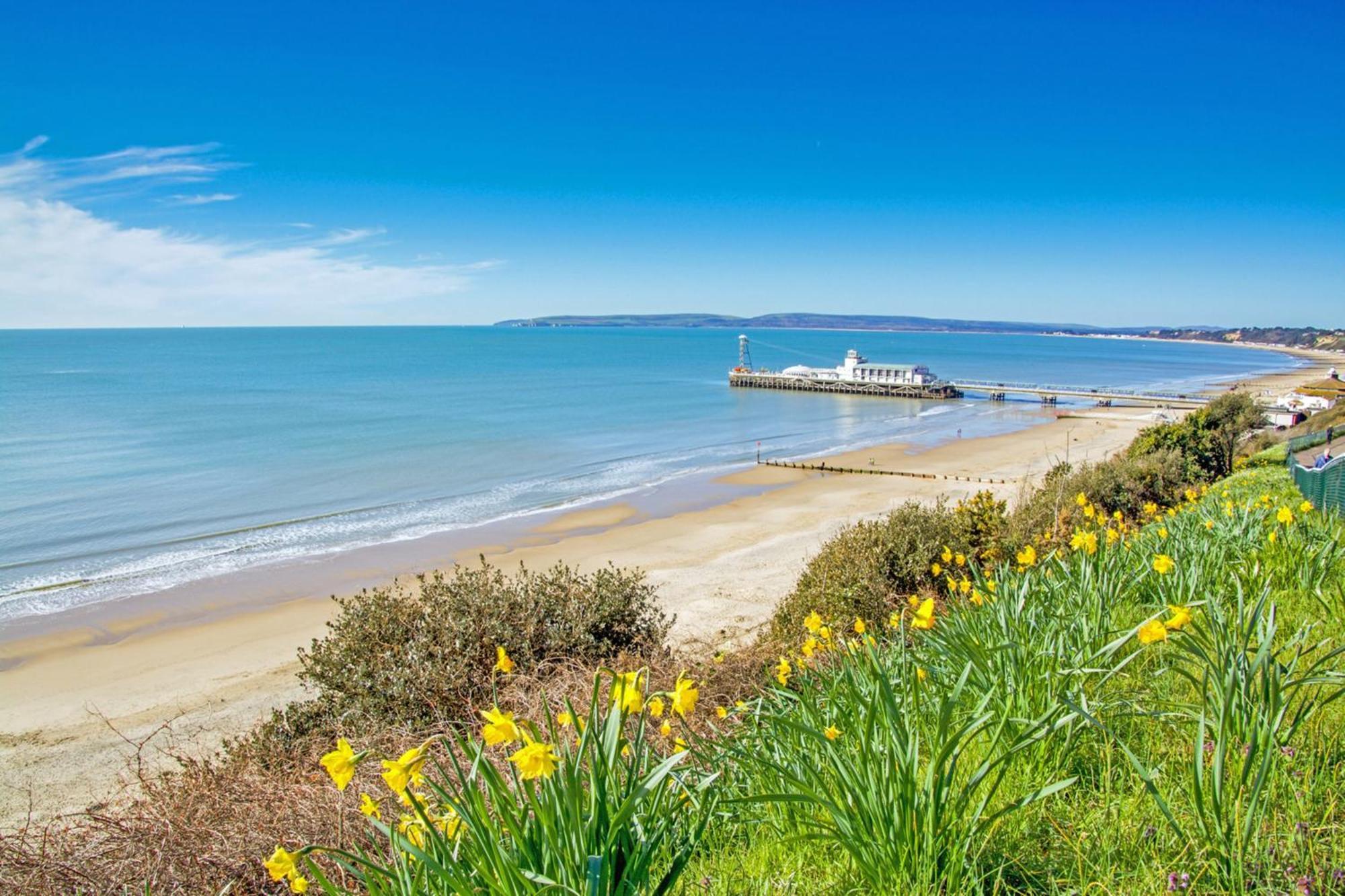 Bournecoast - Clifftop Apartment With Garden -Fm827 Bournemouth Eksteriør billede